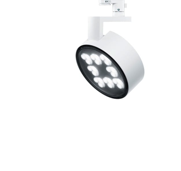 ERCO&apos;s Parscan LED spotlight offers various light distribution effects for retail lighting