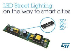 STMicroelectronics announces intelligent LED streetlight controller