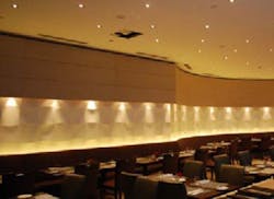 Truelux 24W LED lights reduce energy consumption by 76% over 100W halogen lamps at Dubai hotel