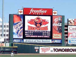 Frontier Field brings enhanced experience to minor league baseball fans with Daktronics LED video display