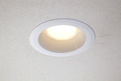 GE Lighting offers Lumination RS Series downlights for LED retrofits in low-ceiling areas