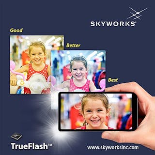 Skyworks unveils SKY81296 dual-LED flash driver for smartphones