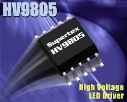 Supertex debuts high-voltage LED driver for lamp and tube applications