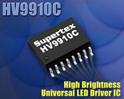 Supertex releases HV9910C LED driver IC with heat slug package