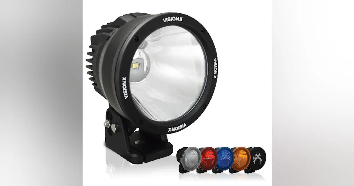 Vision X Lighting unveils 6.7-in. Light Cannon LED spotlight that ...