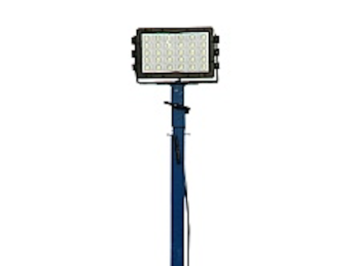 Larson Electronics offers LED light on collapsible quadpod for portable illumination
