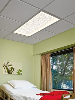 Visa Lighting&apos;s Serenity luminaires bring comfortable lighting to medical facilities
