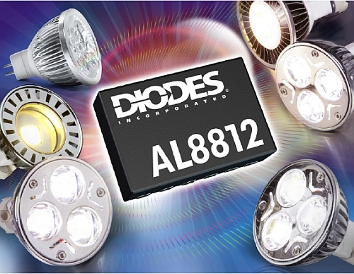 Diodes Incorporated's boost LED driver reduces lamp dimming circuit footprint