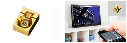 Everlight's 940-nm IR LED offers thin profile for space-constrained products