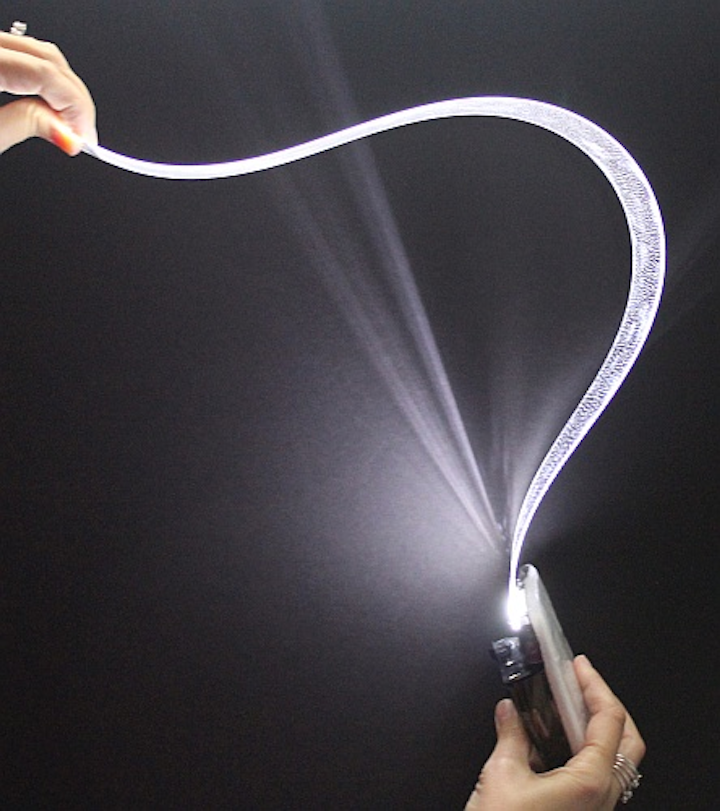 Global Lighting Technologies' nonlinear LED light guides enable flexible lighting capabilities