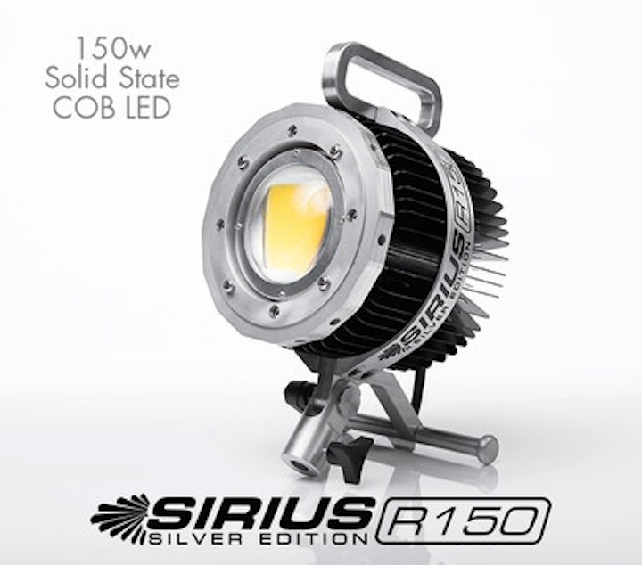 WardBright releases COB-based LED light with radial heatsink for film and entertainment lighting