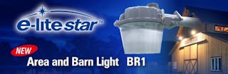 E-lite Star offers LED replacement for 175W mercury-vapor exterior barn lights