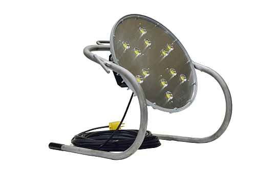 Larson Electronics develops 200W portable LED worklight on adjustable frame