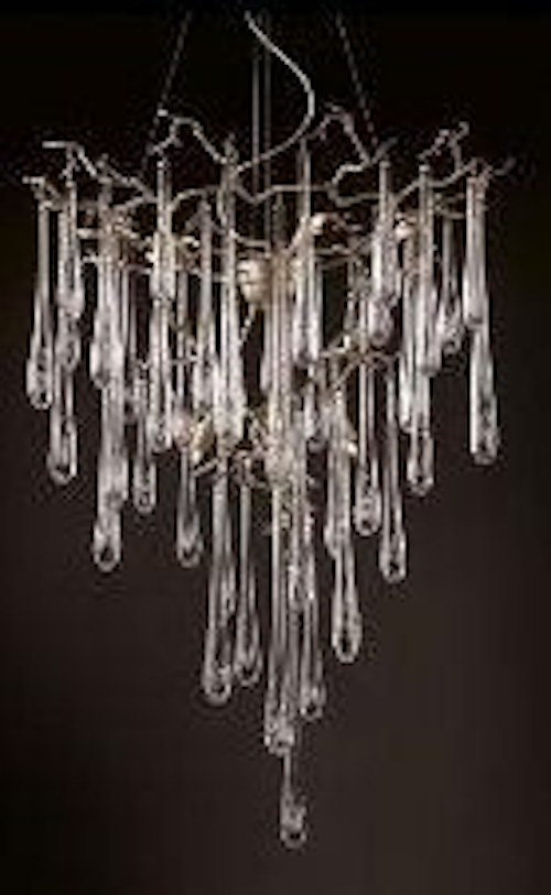 Urban Living Interiors customizes Serip chandelier in varying sizes and finishes