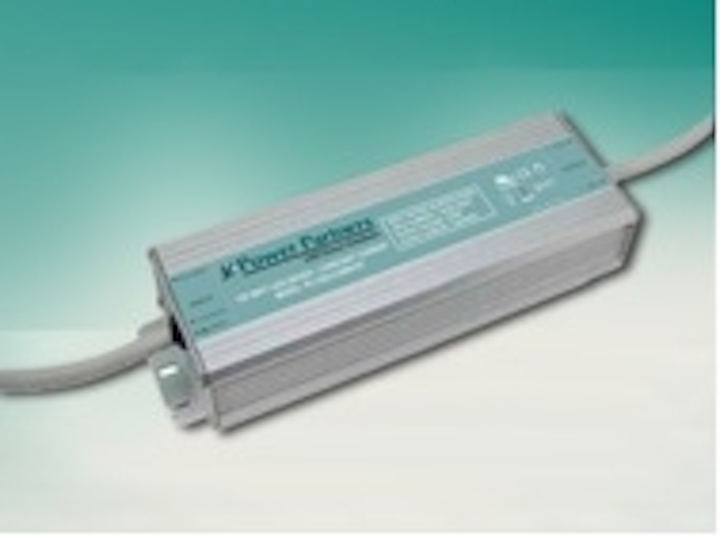Power Partners' 120W constant-current LED driver features optional dimming control
