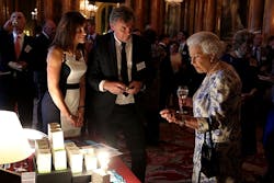 Zeta Specialist Lighting presents LED products to British monarchy