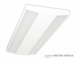 Eastman Spectar Stratus copolyester material offers high-transmission light diffusion for solid-state lighting