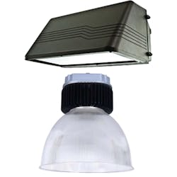 Shat-R-Shield LED high bay and wall pack lights are DLC qualified