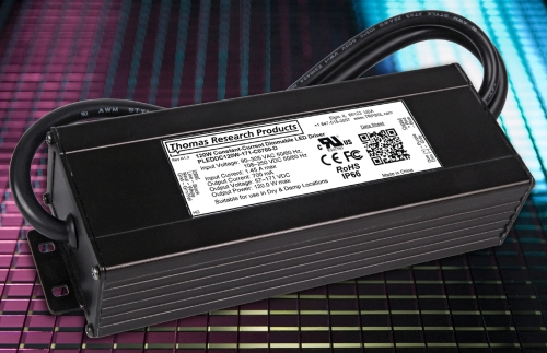 Thomas Research Products debuts high-wattage AC or DC input LED drivers