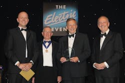 Specialist lighting supplier Weblight presented Electronic Contractors&apos; Association award