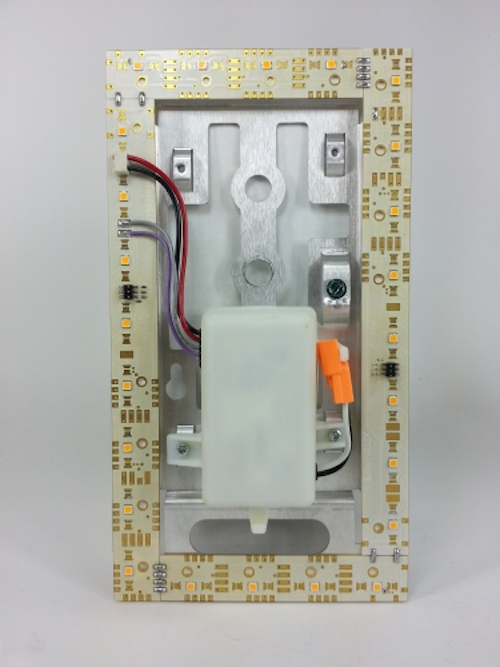 Terralux delivers an LED light engine and flat driver for sconce retrofits