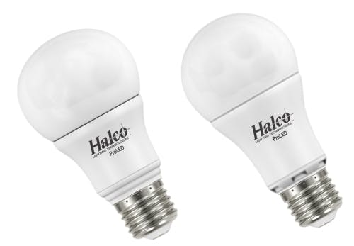 Halco Lighting Technologies offers multidirectional LED A19 lamps for incandescent replacement