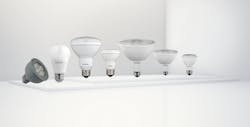 Osram Sylvania&apos;s Orios LED lamps are available as MR16, BR, R, PAR, and A-lamps