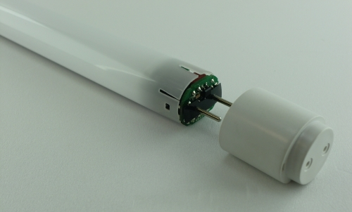 Color Vision's modularized-assembly LED T8 tube enables component change-out