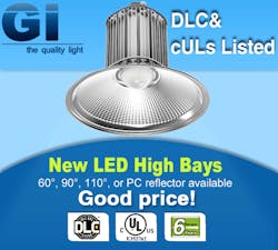 Green Inova offers DLC and UL/cUL listed LED high bays