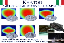 Khatod develops SIO3 silicone lenses for COB LEDs