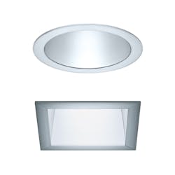 Zumtobel updates BASYS LED II downlight and wall-washer fixtures to meet current energy requirements