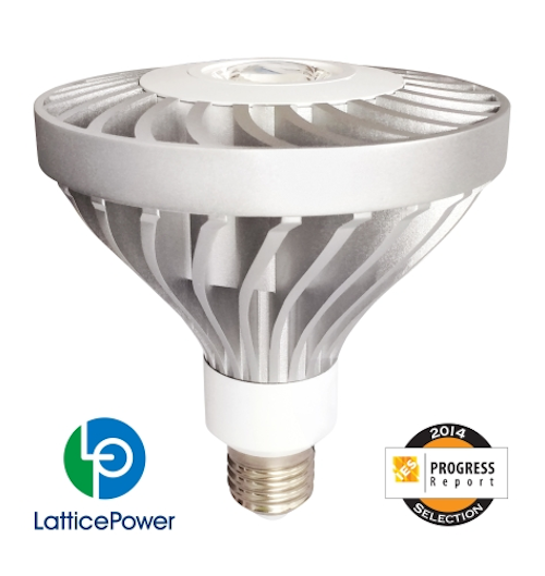 2014 IES Progress Report includes Lattice Power's high-ouput GaN-on-Si LED PAR38 lamp