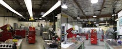 Race engine manufacturer installs LED lighting in California shop