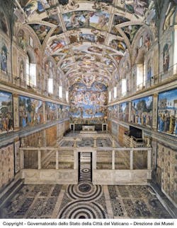 Osram completes the SSL retrofit of the Vatican&apos;s Sistine Chapel