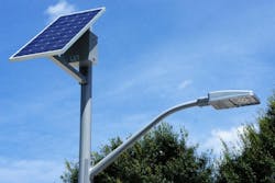 SEPCO SolarViper LED outdoor area and roadway luminaire qualifies for LEED points on projects