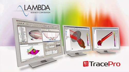 Lambda Research TracePro Version 7.5 software adds new scattered-light modeling features