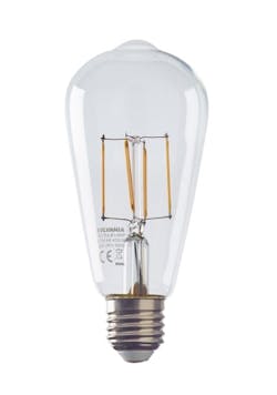 Sylvania introduces LED filament lamps with 2700K CCT for hospitality and residential lighting applications