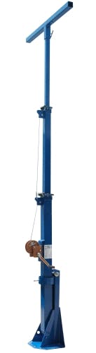 Larson Electronics releases a 15-ft telescoping mini light mast equipped with a 400W LED light source