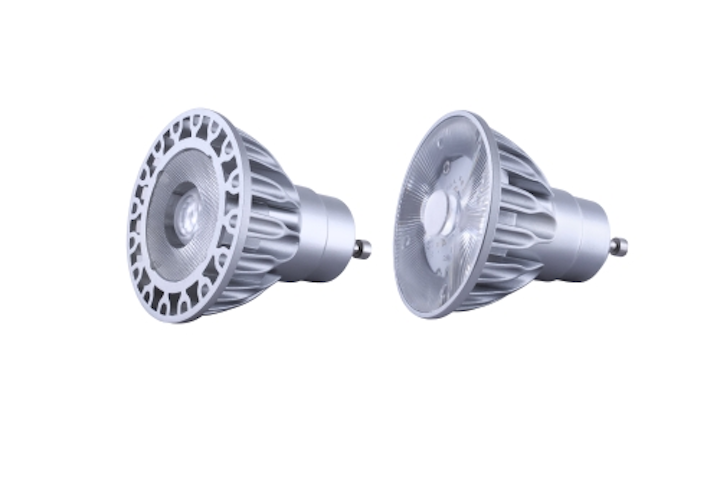 Soraa's full visible spectrum GU10 LED lamps use 7.5W to deliver 500-lm output