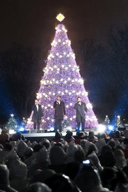 US National Christmas Tree gets smart, user-controlled LED lighting from GE Lighting in 2014