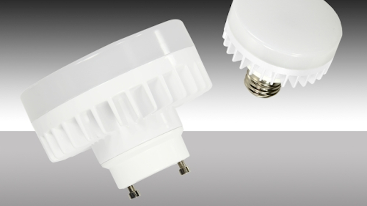 MaxLite GU24 Puck lamp is enclosed-rated and certified for use in Energy Star LED luminaires
