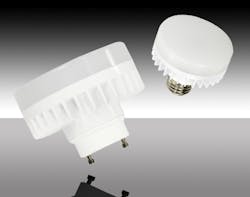MaxLite GU24 Puck lamp is enclosed-rated and certified for use in Energy Star LED luminaires