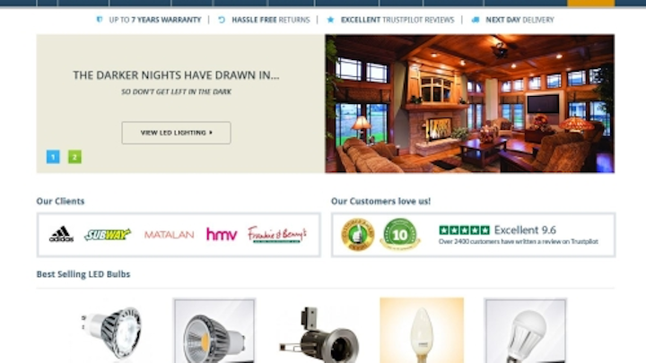 Simple Lighting launches Magento website with e-commerce and knowledge base for lighting customers