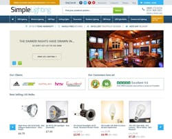 Simple Lighting launches Magento website with e-commerce and knowledge base for lighting customers
