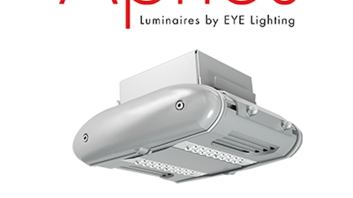 EYE Lighting introduces Aphos Mini Series LED luminaires for parking garages and other rugged applications