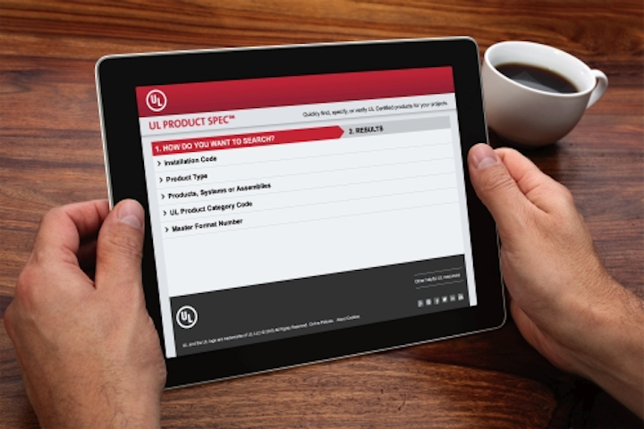 UL Product Spec search tool is available to select UL Certified products