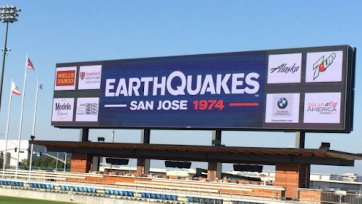 Daktronics LED displays shake up San Jose Earthquakes soccer fan experience
