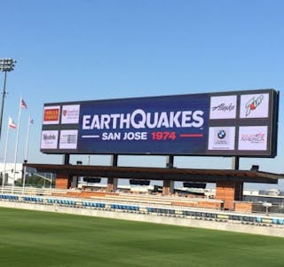 Daktronics LED displays shake up San Jose Earthquakes soccer fan experience