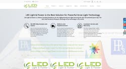 LED Light &amp; Flower unveils new website dedicated to LED horticultural lighting