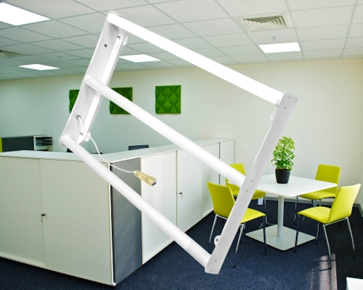 Litetronics offers 2x2-ft LED troffer retrofit kits for linear fluorescent replacement